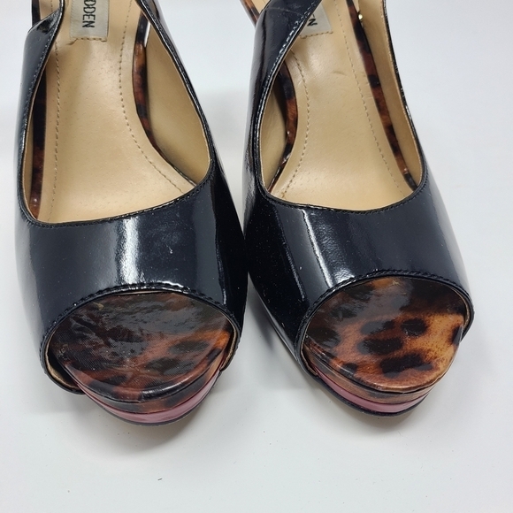 Steve Madden | Evan Slingback Peep-Toe Heels (Size 8) - Picture 7 of 12